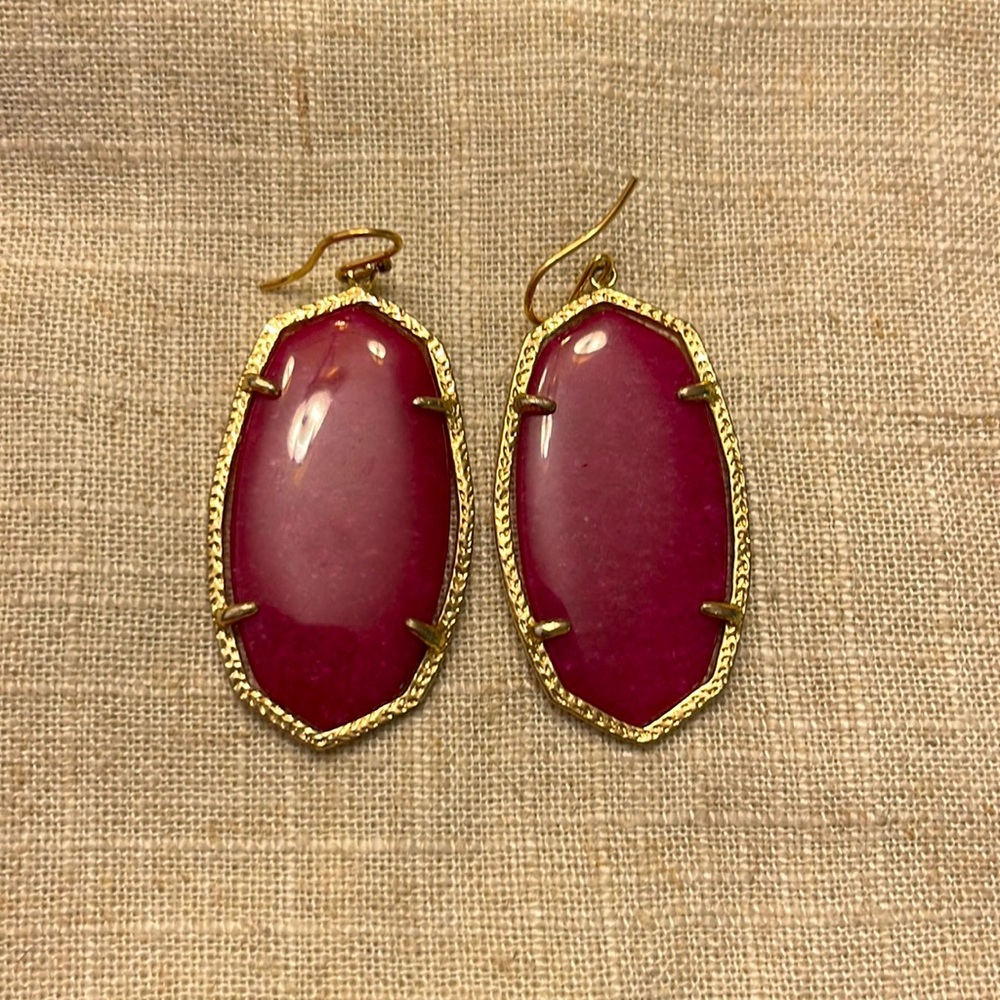 Kendra Scott pink earrings